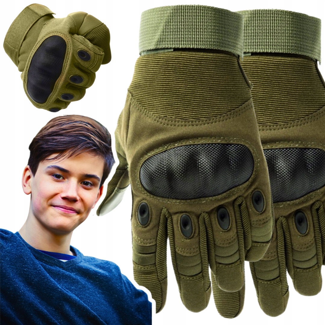 PREZENT UPOMINEK DLA NASTOLATKA SURVIVAL ASG HARCERZ -RĘKAWICE roz L OLIVE