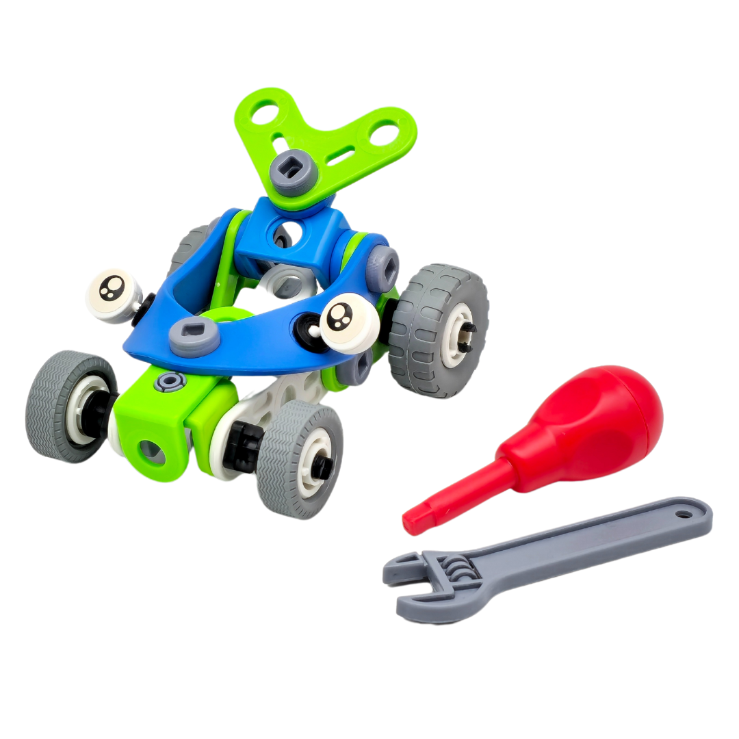 Klocki konstrukcyjne pojazd do składania 52 el.