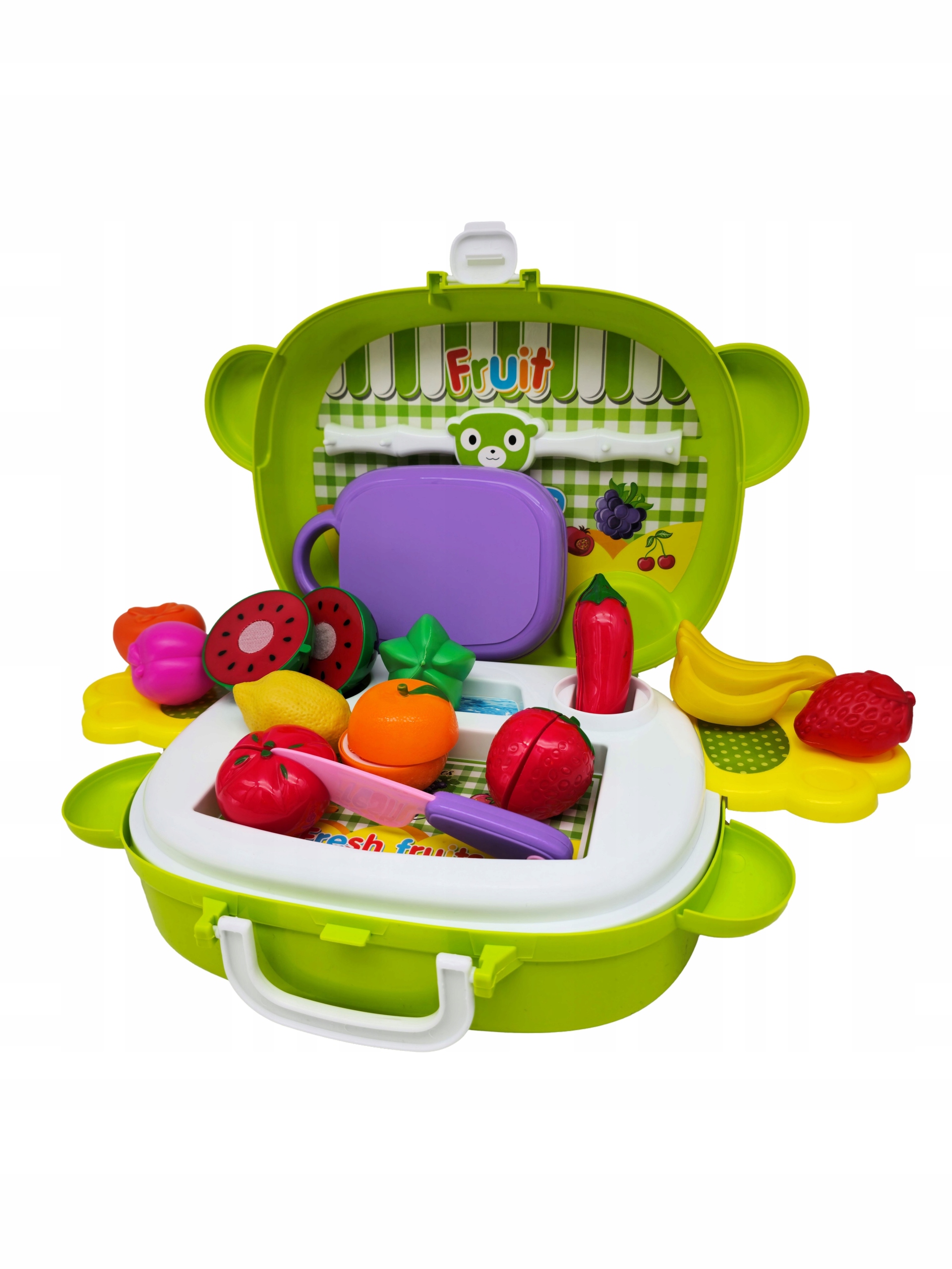 Zestaw w walizce - owoce