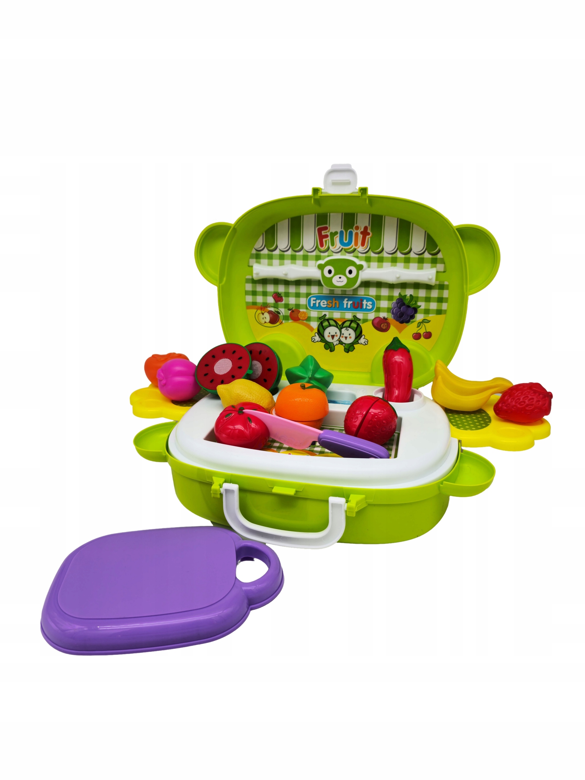 Zestaw w walizce - owoce