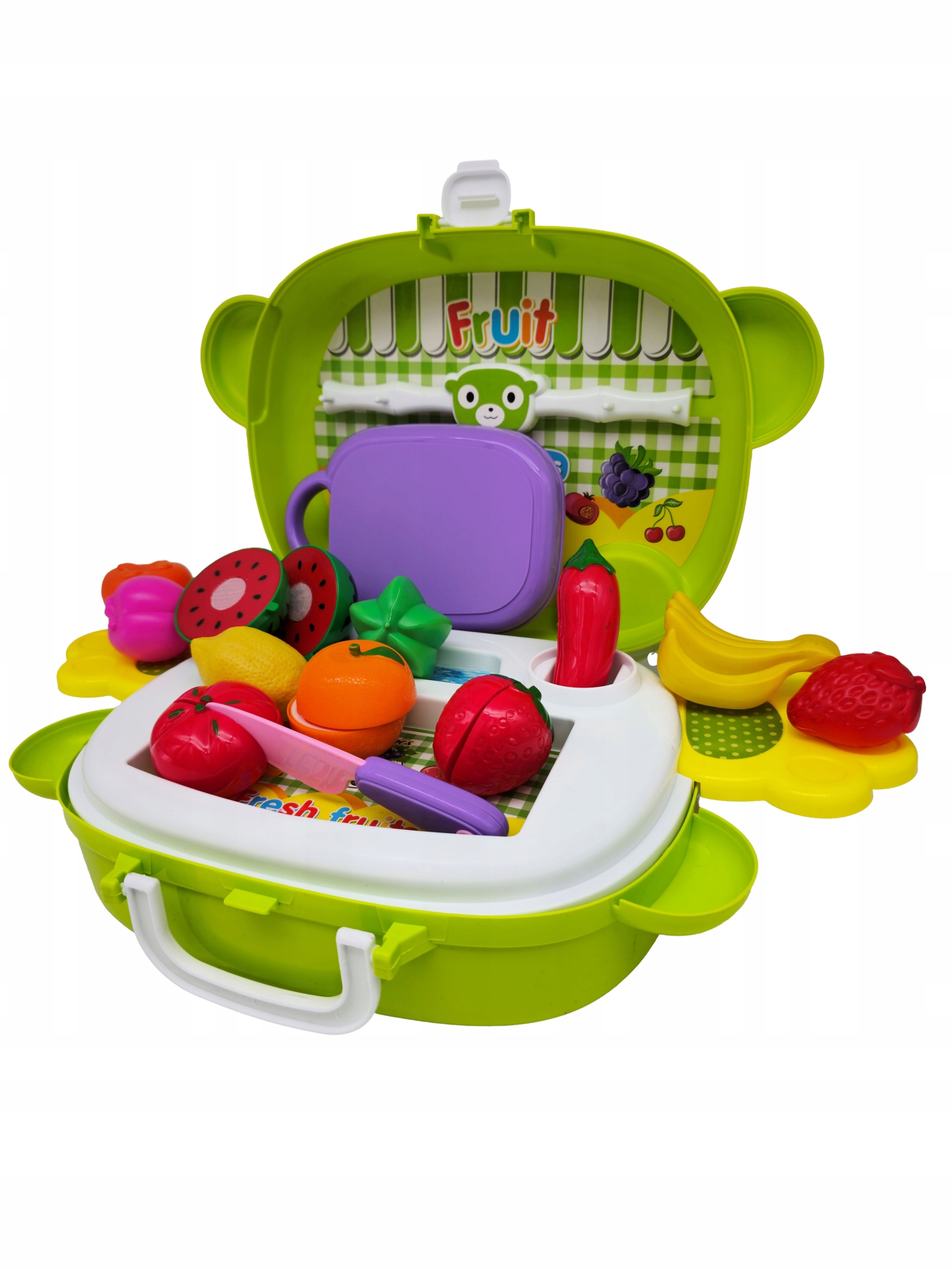 Zestaw w walizce - owoce