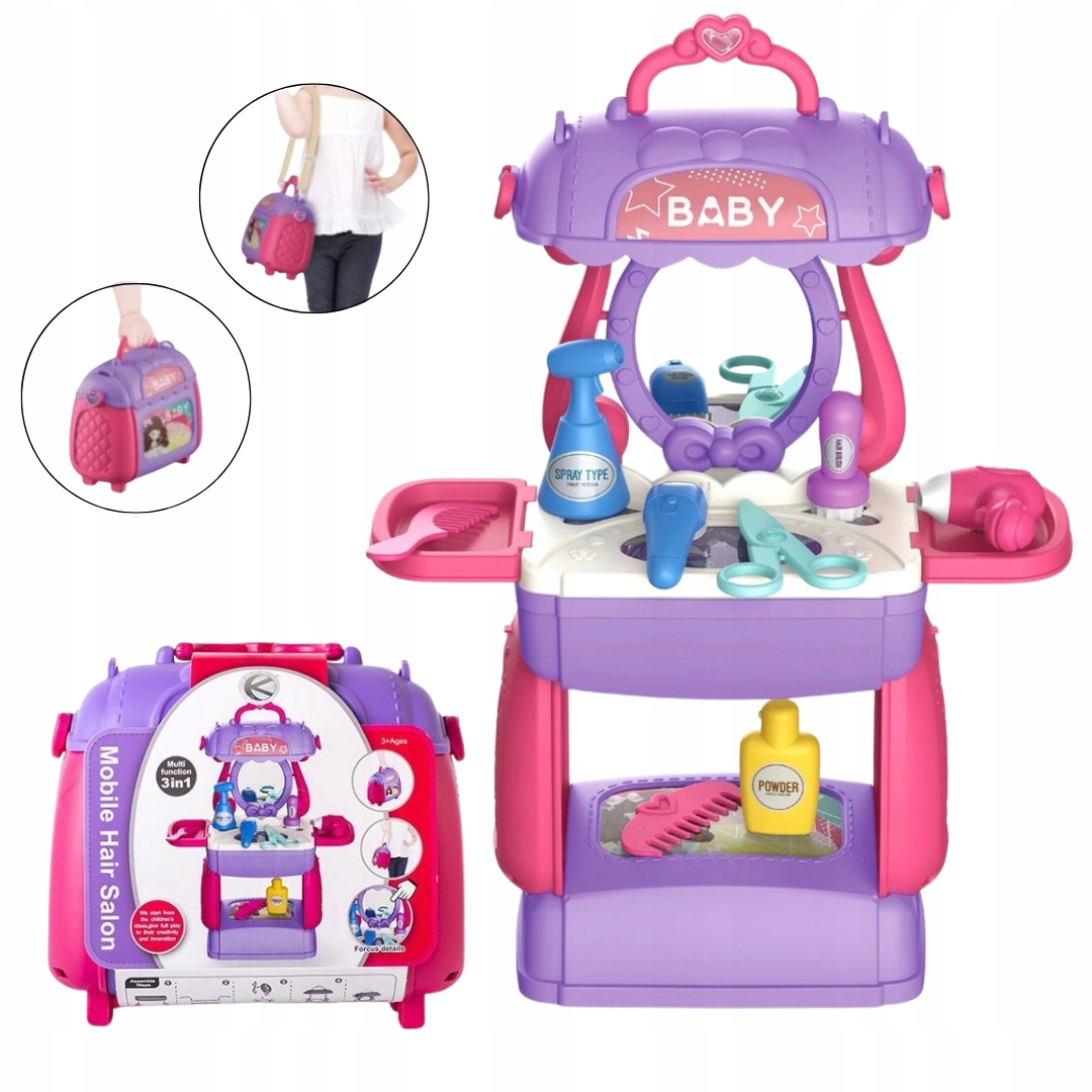 Zestaw w kuferku - fryzjer