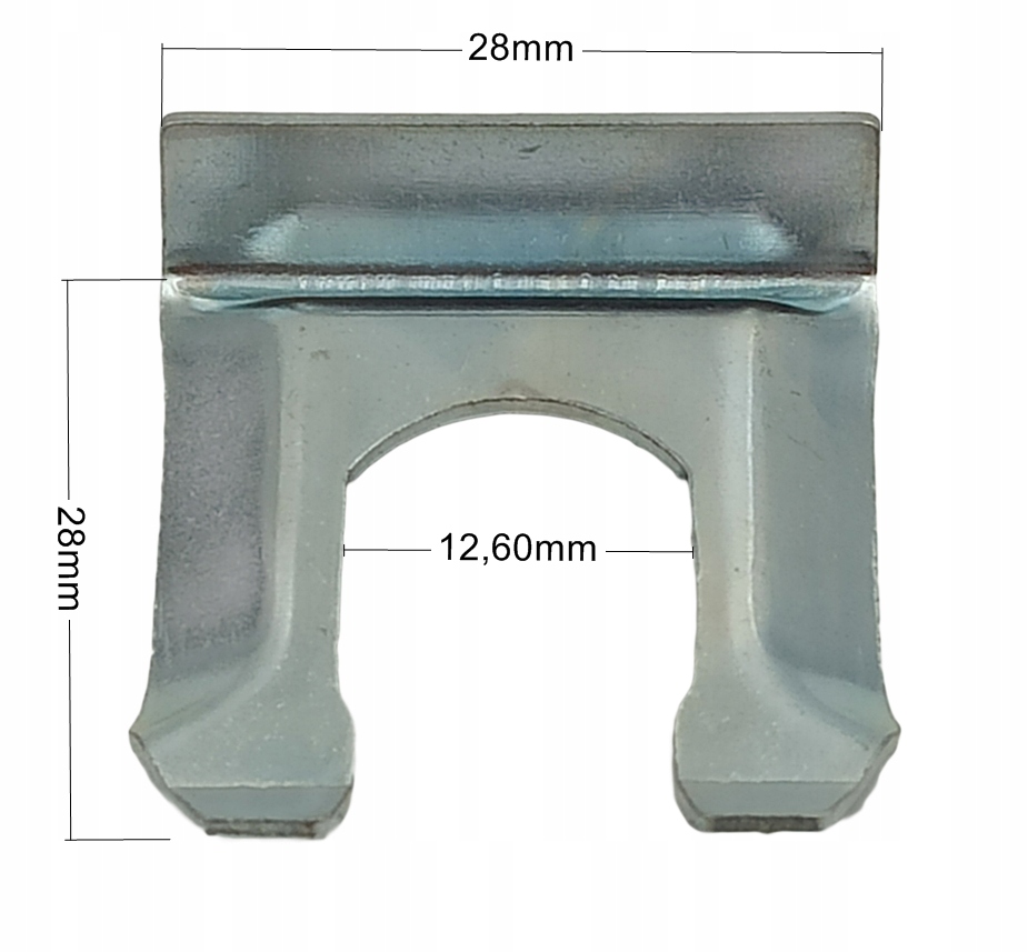 10x Spinka - mocowanie przewodu hamulcowego elastycznego, SP-02