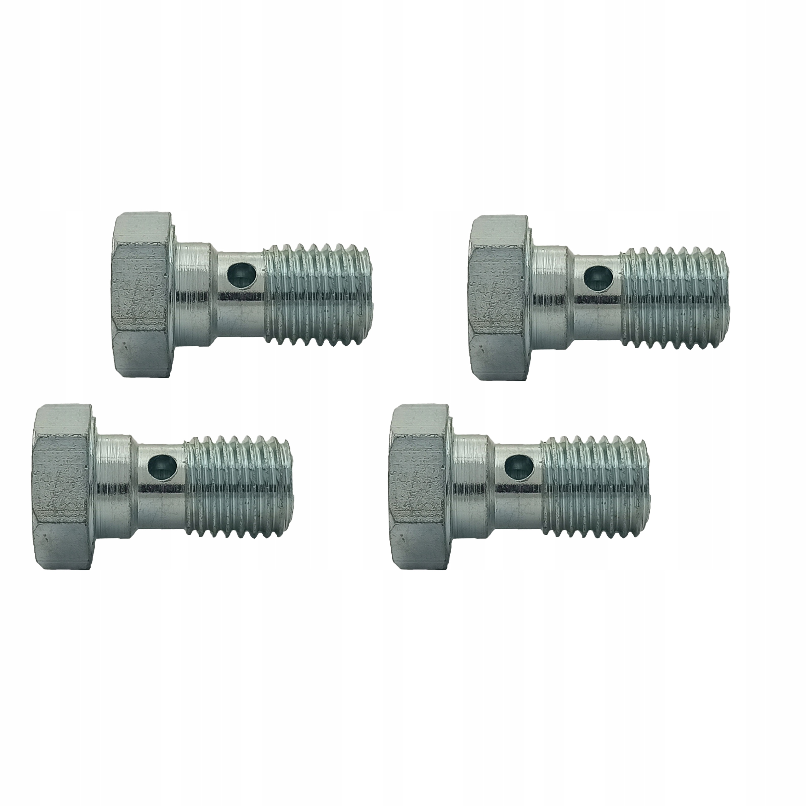 4x Śruba drożna - przelewowa - banjo - do oczek M10x1,25 - ocynk; SR-13