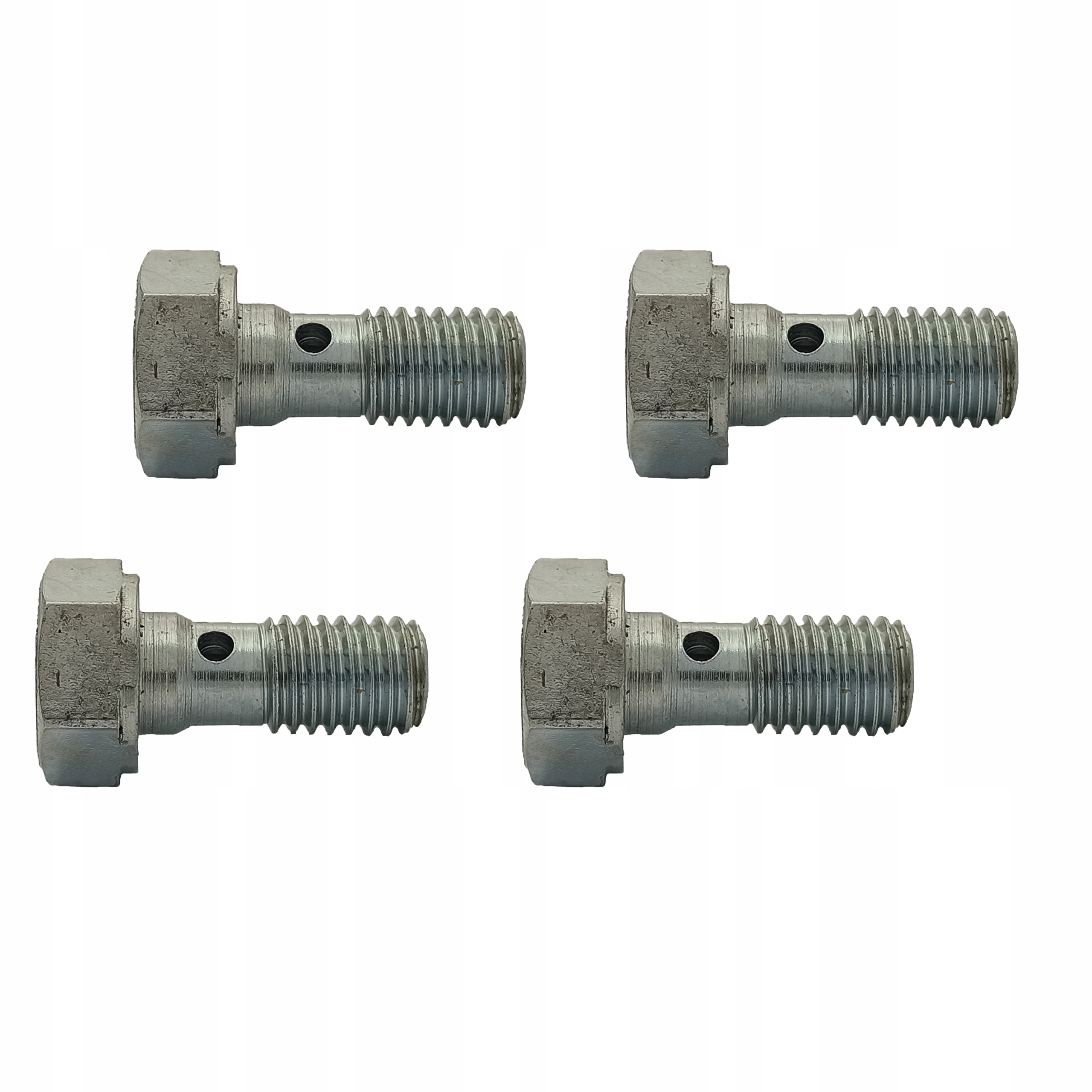 4x Śruba drożna - przelewowa - banjo - do oczek M10x1,5 - ocynk; SR-09