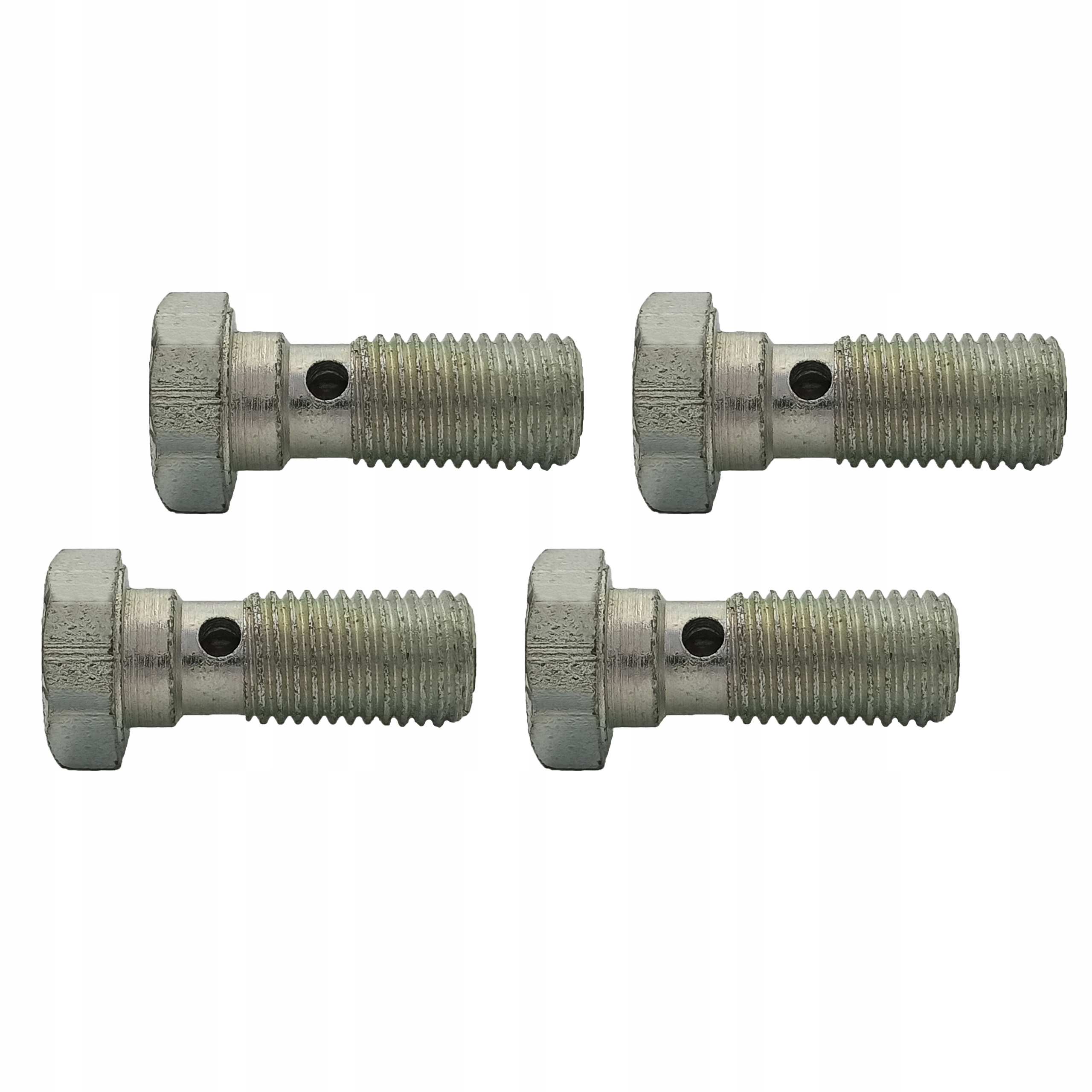 4x Śruba drożna - przelewowa - banjo - do oczek M10x1,25 - ocynk; SR-12