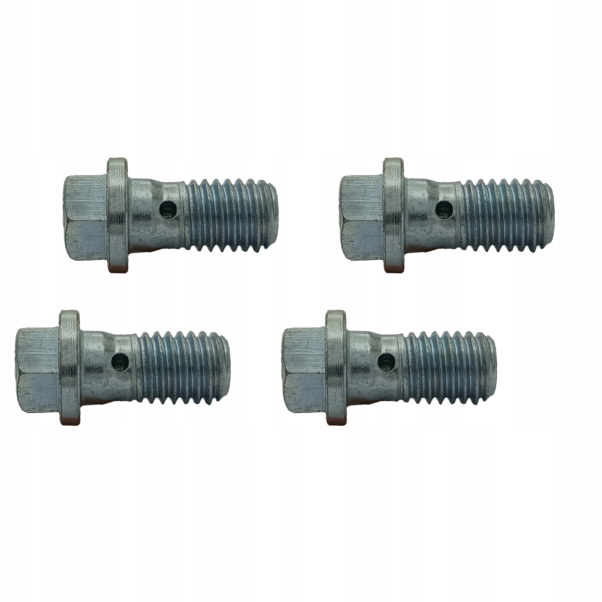 4x Śruba drożna - przelewowa - banjo - do oczek M10x1,5 - ocynk; SR-15