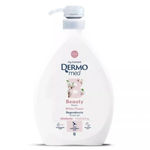 Dermomed Zestaw - 3X Żel Pod Prysznic Irys Lime Białe Kwiaty1000 Ml