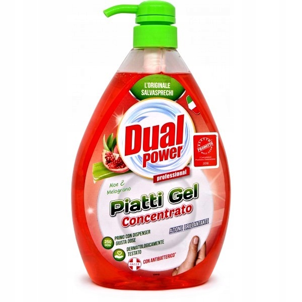 Dual Power Płyn Do Naczyń Aloe&Melograno 1L