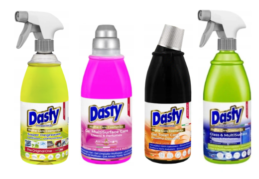 Dasty Zestaw Chemii Domowej - Szyby, Podłogi, Odtłuszczacz 700 Ml, Wc