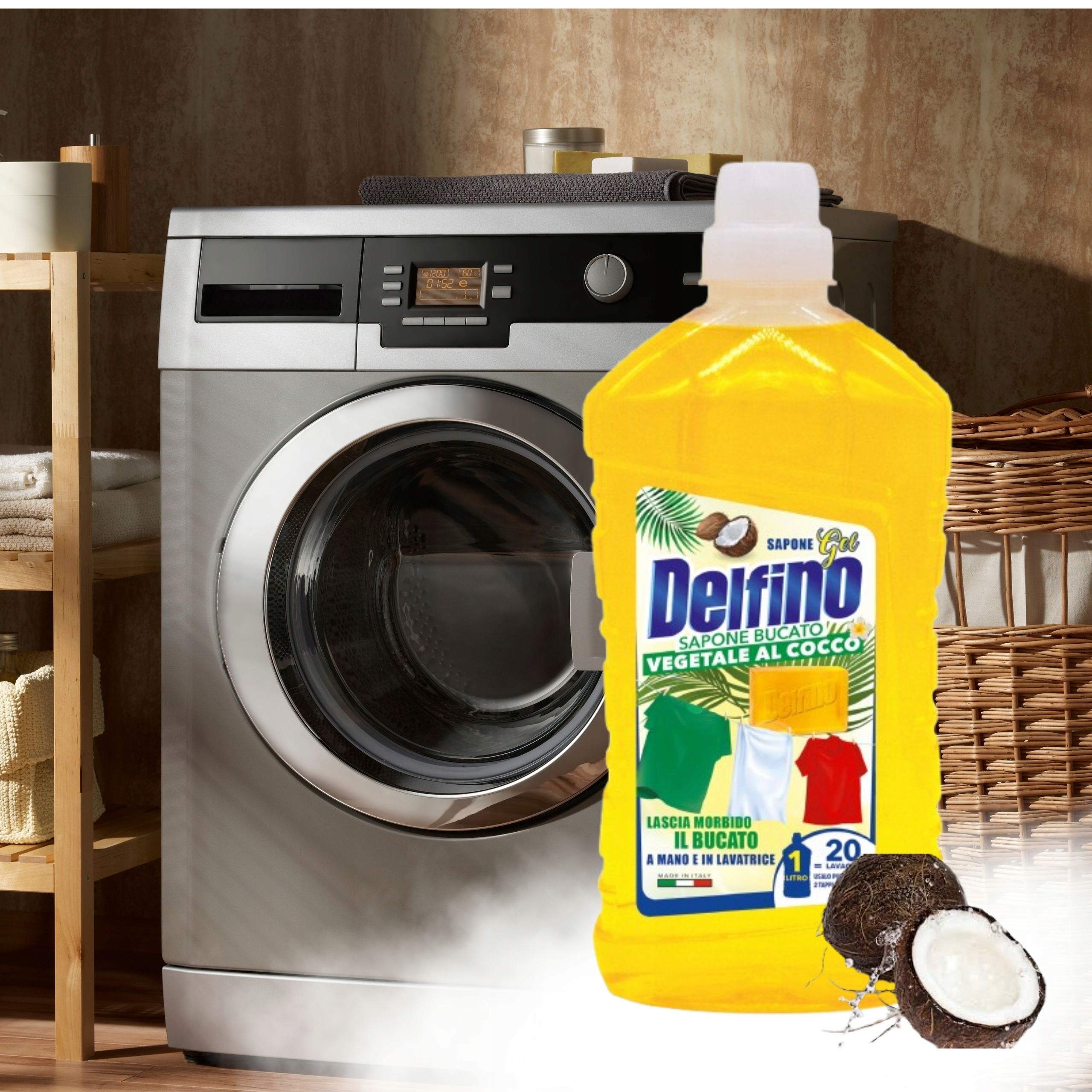 Delfino Żel Do Prania Bucato Cocco 1 L