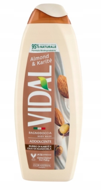 Vidal Żel Do Mycia Ciała 600 Ml Almond Karite
