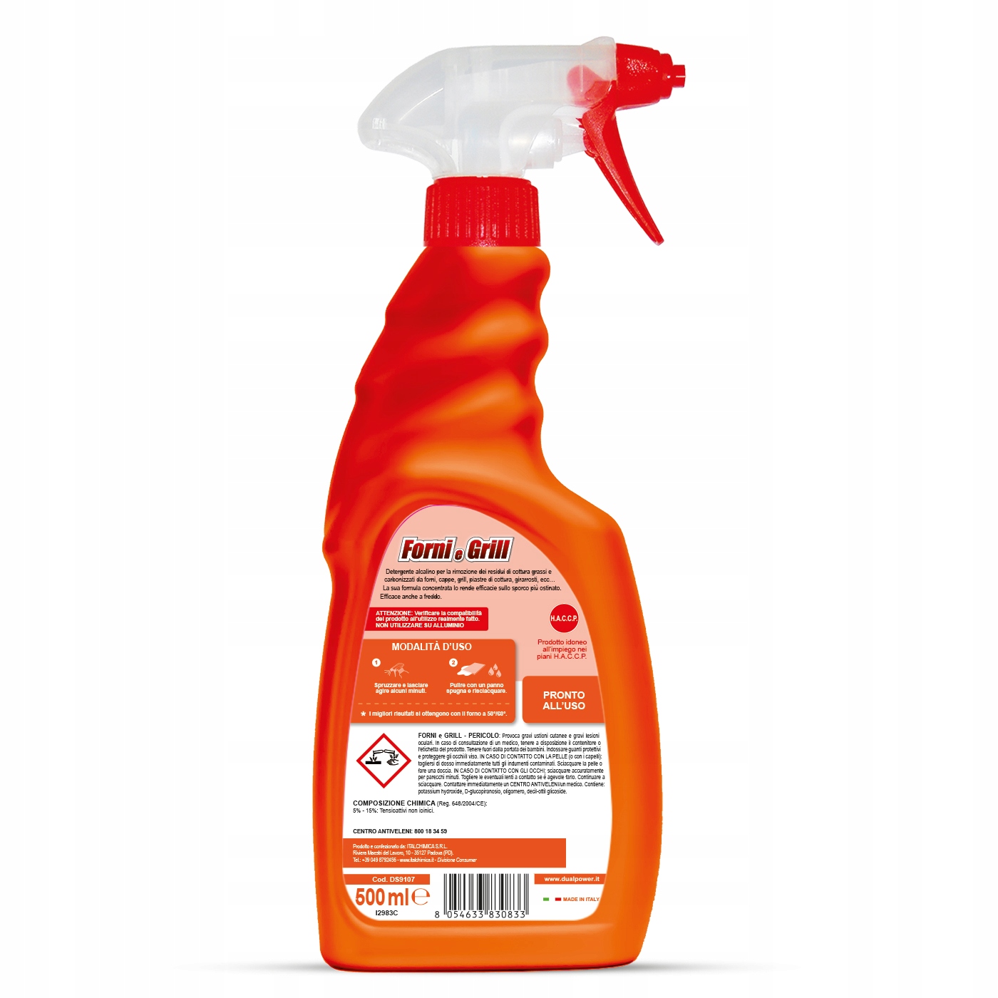 Płyn Dual Power 0,5L Czyszczenie Piekarnika