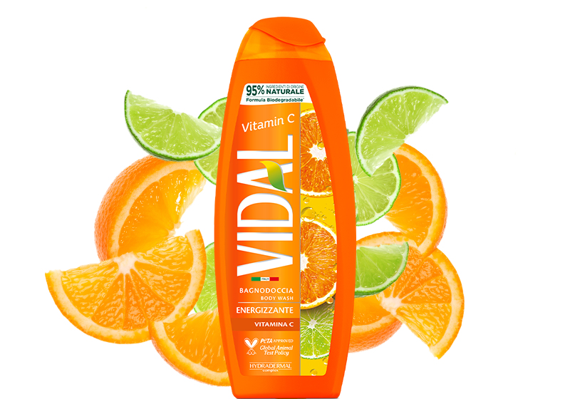 Vidal Żel Pod Prysznic Hydradermal Vitamina C