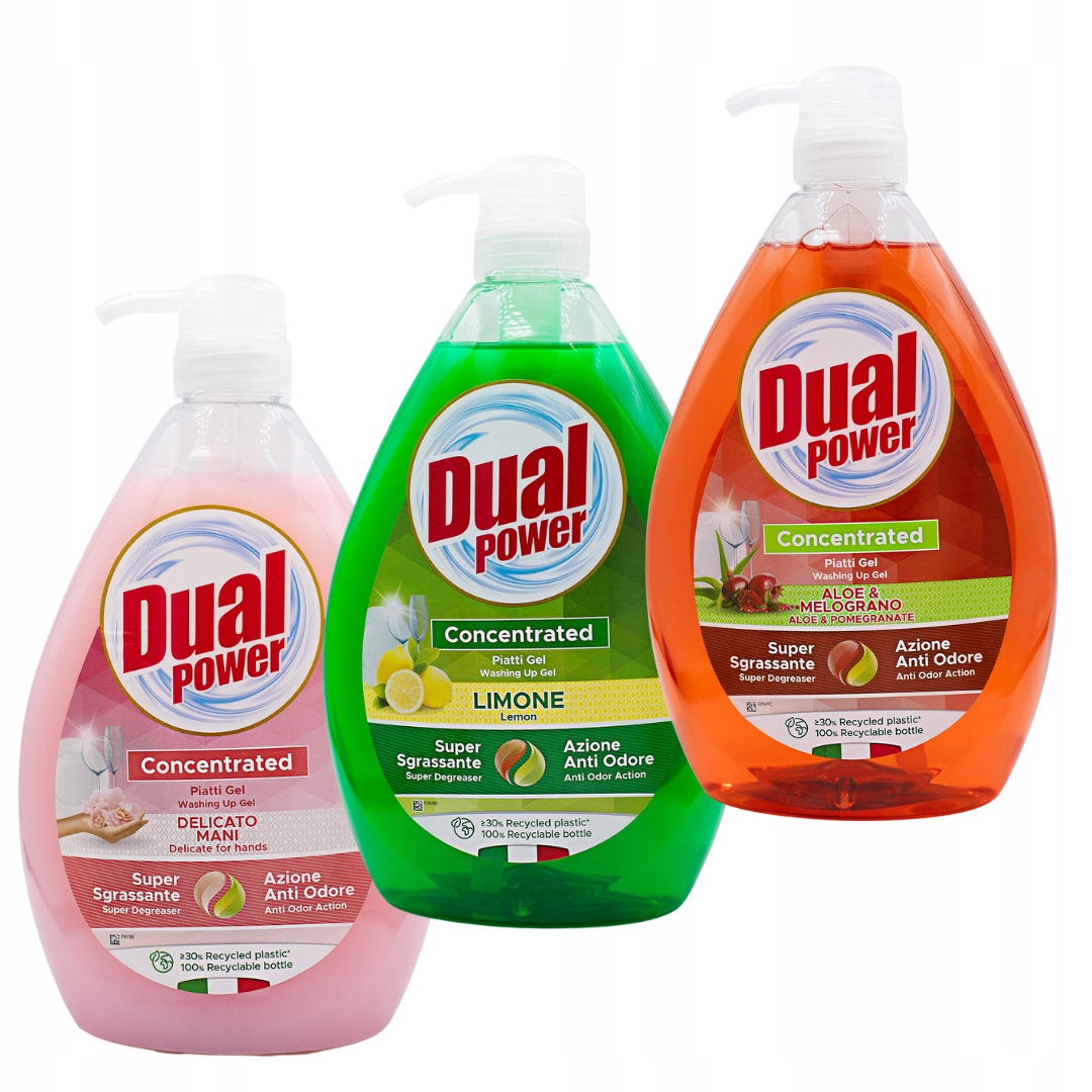Zestaw Dual 3 Płyny Do Naczyń Dla