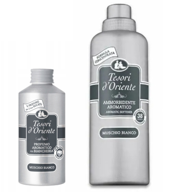 Zestaw Do Prania Tesori D'oriente – Płyn + Perfumy Muschio Bianco