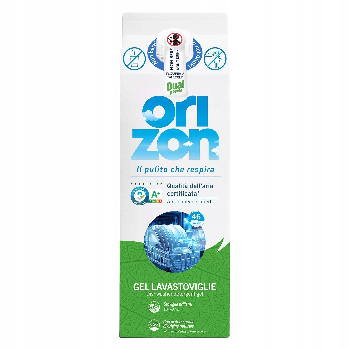 Dual Orizon Żel Do Zmywarki Kartonik 920 Ml