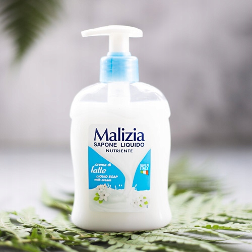 Malizia Mydło Latte Zapas 1L + Malizia Włoskie Mydło W Płynie O Mlecznym