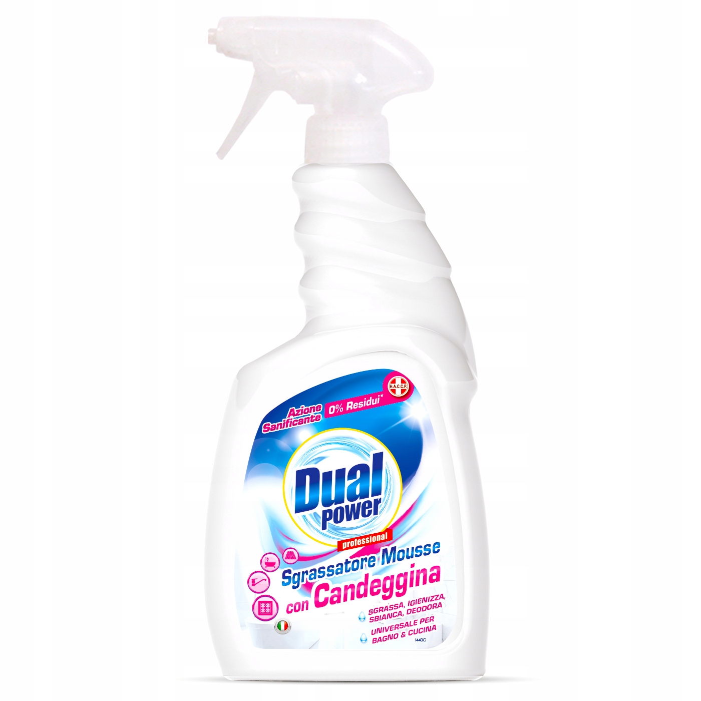 Dual Power Płyn Czyszczenie Wielofunkcyjne Odtłuszczacz Z Wybielaczem 750Ml