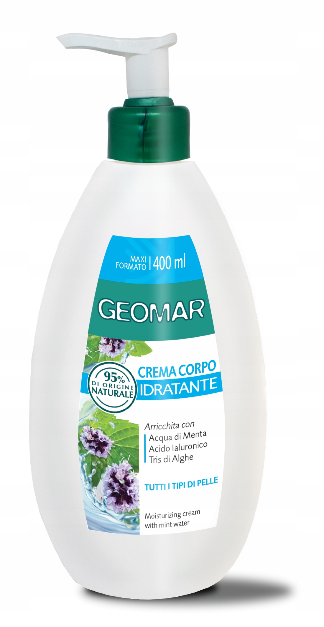 Geomar Nawilżający Krem Do Ciała Mięta Wodna, Kwas