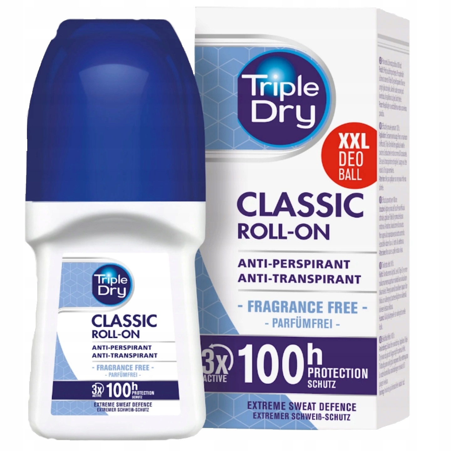 Triple Dry Roll-On 50 Ml Classic Pl New