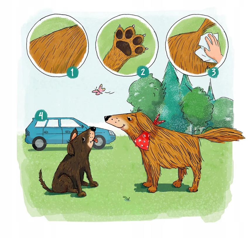 Gluckstier Chusteczki Nawilżane Dla Psów 60 Sztuk