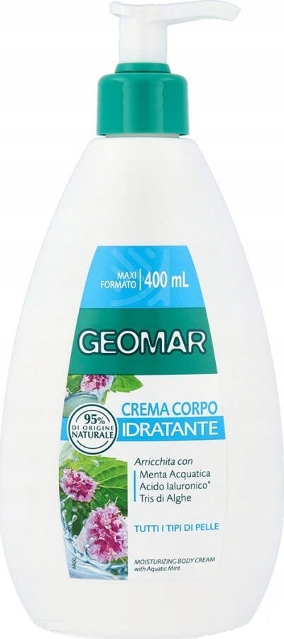 Geomar Nawilżający Krem Do Ciała Mięta Wodna, Kwas Hialuronowy 400 Ml