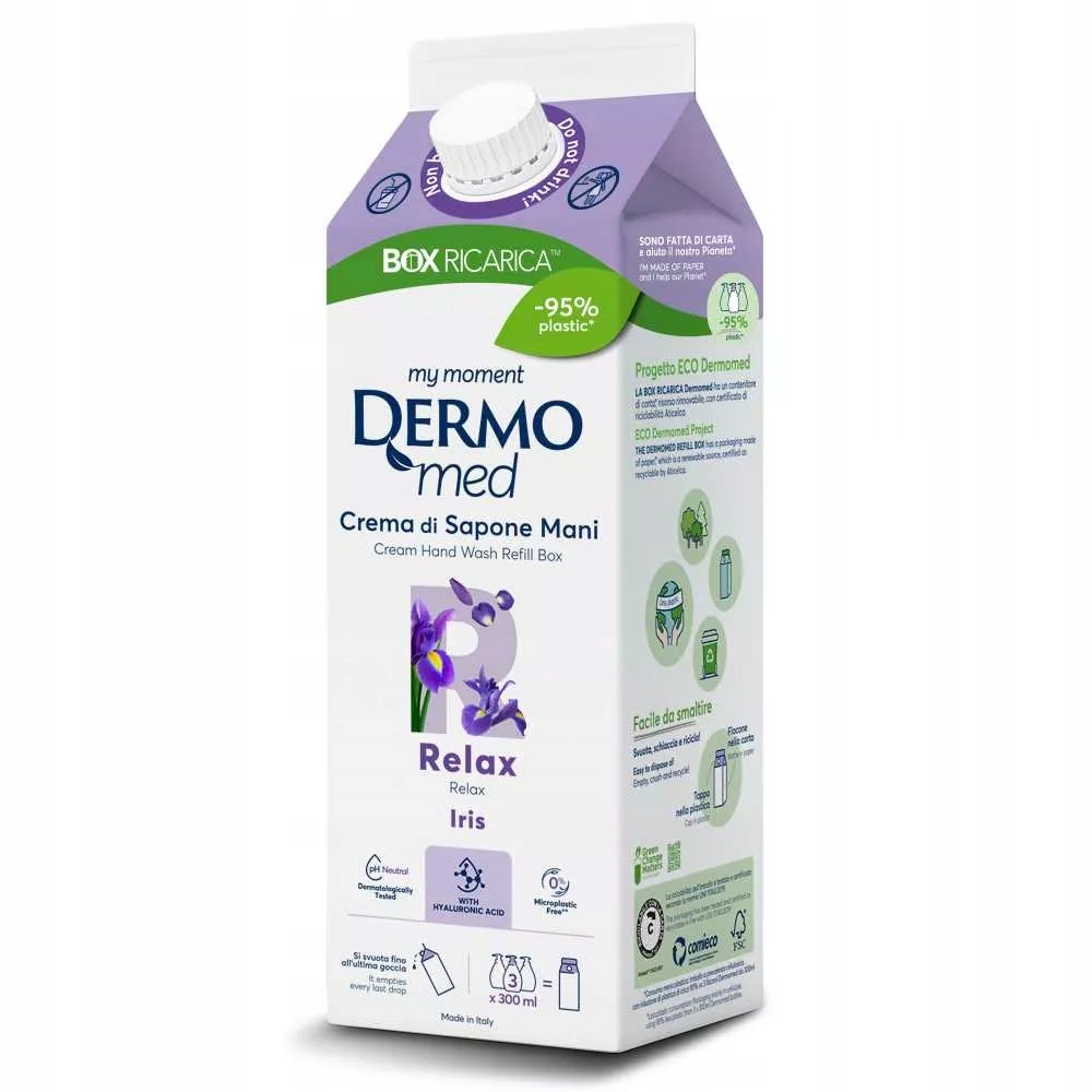 Dermomed Mydło Do Rąk Pudełko Zapas 900 Ml Relax