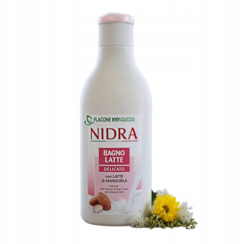 Nidra Mleczko Do Kąpieli Mleko Migdałowe 750 Ml