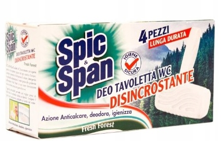 Zawieszki Spic&Span Deo Fresh Forest Do Wc 4 Sztuk