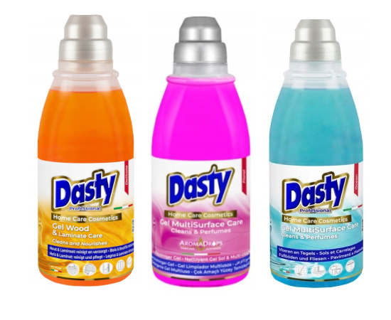 Dasty Zestaw Chemii Domowej - 3 X Żel Do Mycia Podłóg