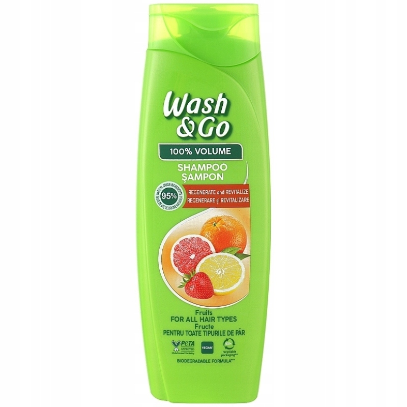 Wash&Go Szampon Fruits Do Wszystkich Rodzajów Włos
