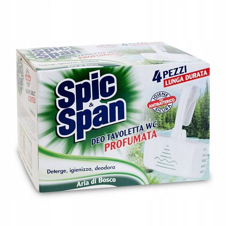 Zawieszka Spic&Span Leśny Do Czyszczenia Wc 4 Szt.