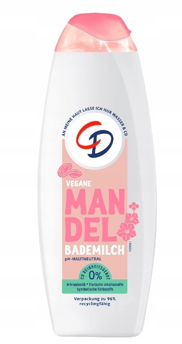 Cd Mleczko Do Kąpieli Migdał 600 Ml