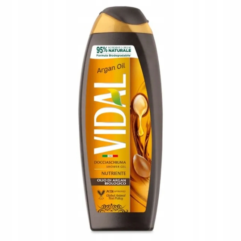 Vidal Żel Do Mycia Ciała 600 Ml Argan Oil