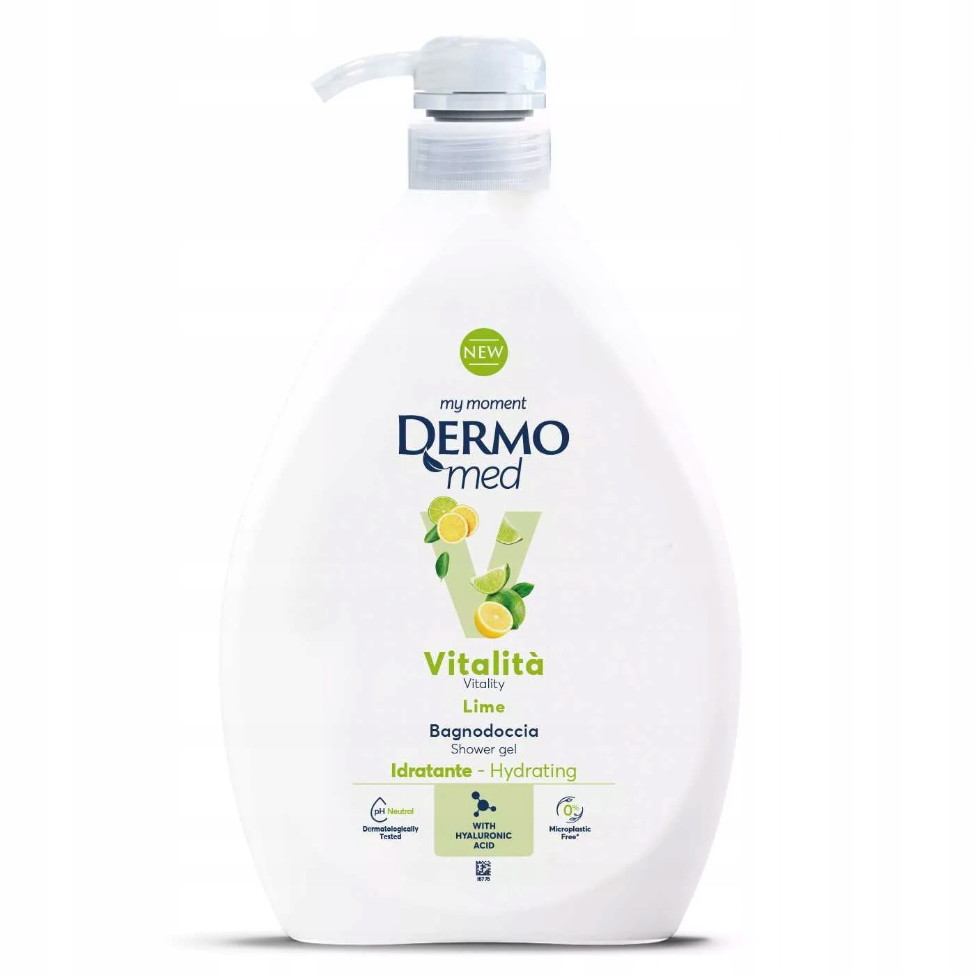 Dermomed Żel Pod Prysznic Z Pompką Limonka, 1000 Ml