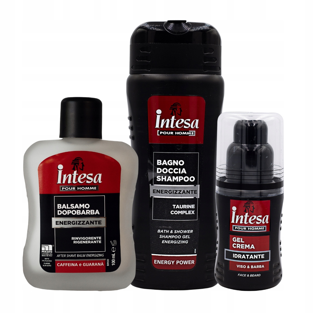 Intesa Męski Zestaw Żel + Balsam Po Goleniu + Żel