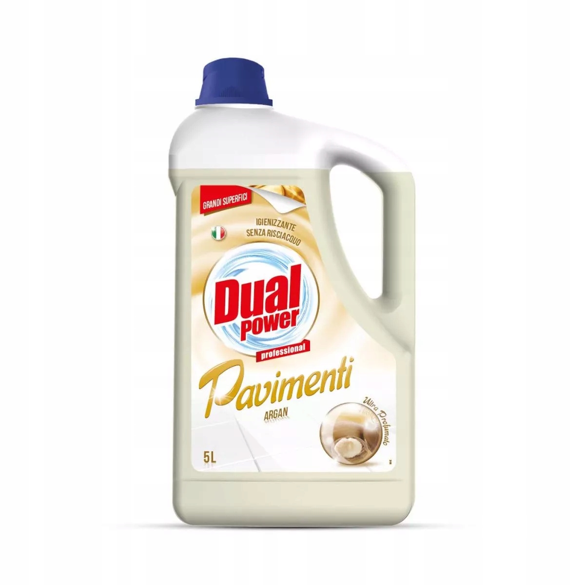 Dual Power Płyn Do Podłóg I Wszystkich Zmywalnych Powierzchni Argan 5L