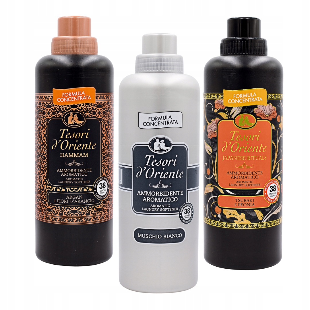 Tesori D'oriente Zestaw 3 Fenomenalnych Włoskich Płynów Do Płukania