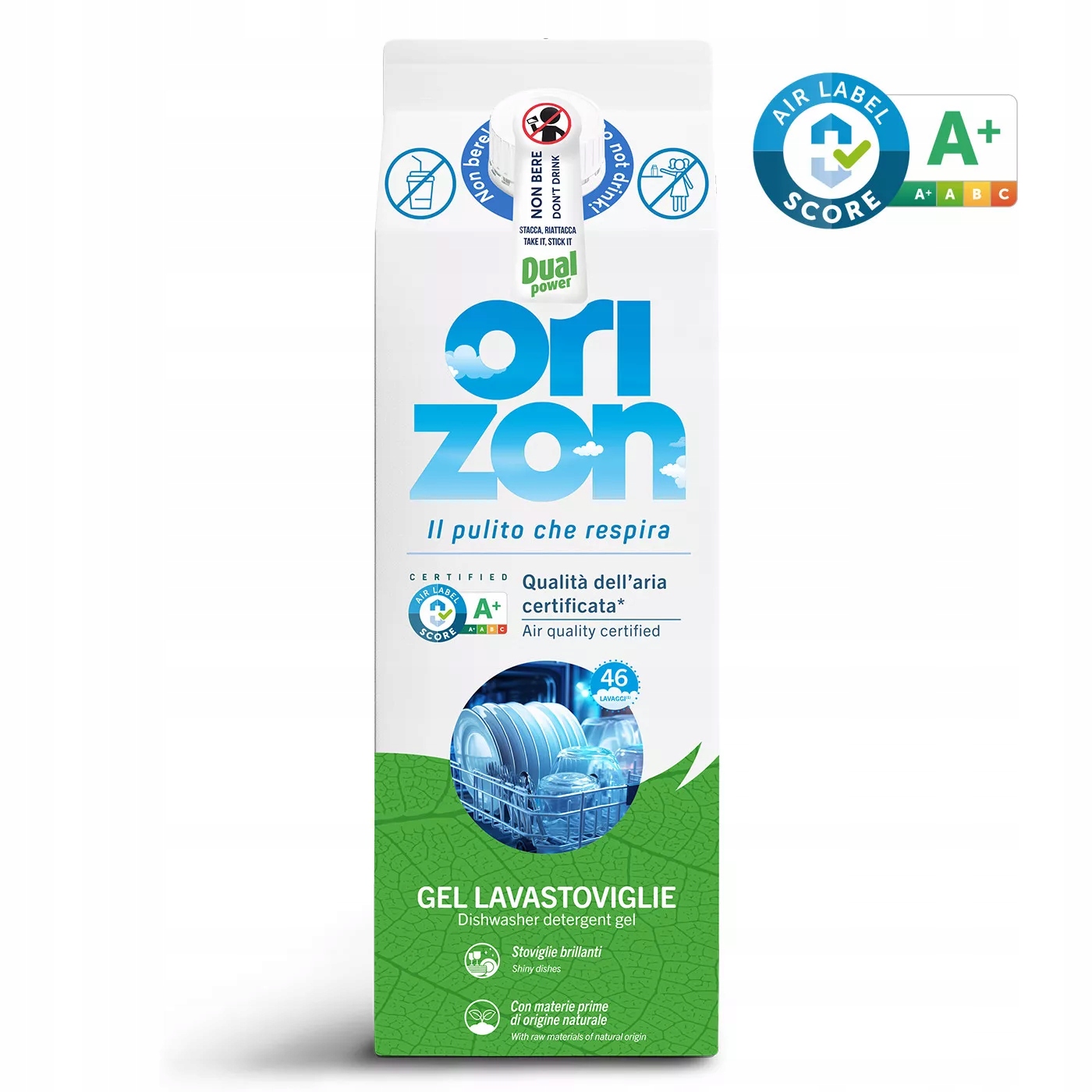 Dual Orizon Żel Do Zmywarki Kartonik 920 Ml