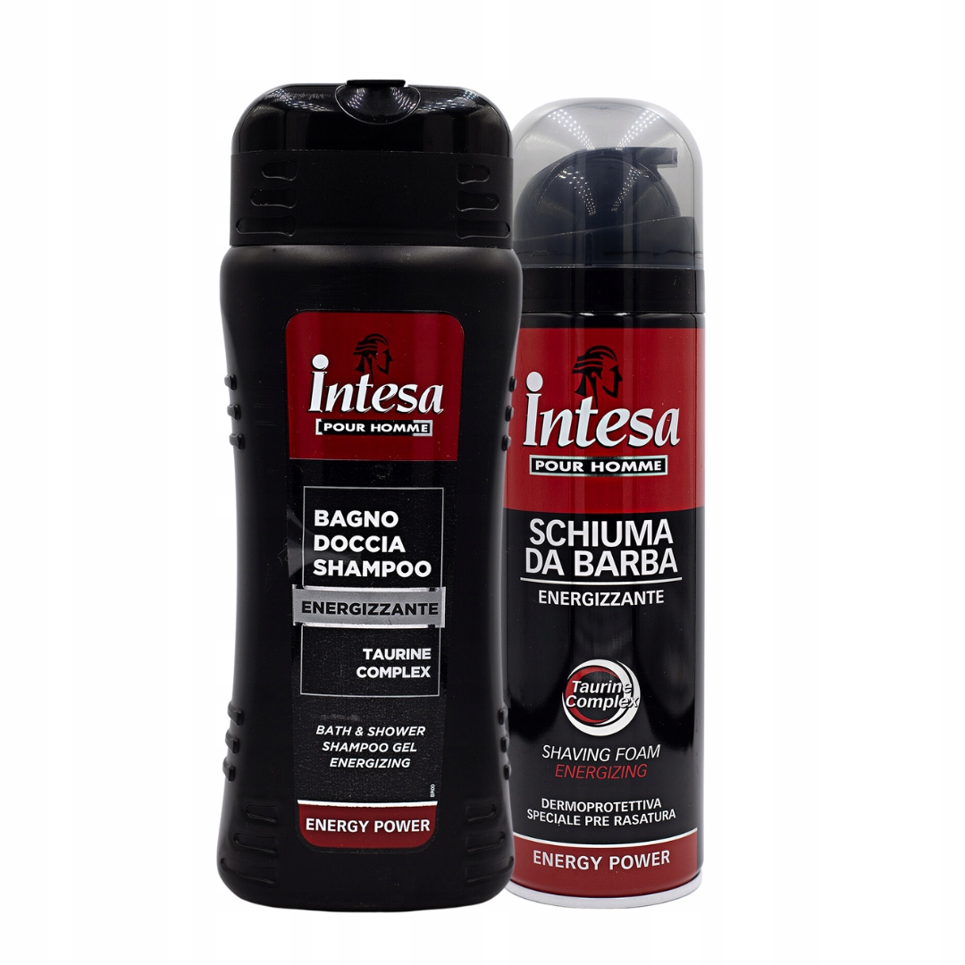 Intesa Pianka Do Golenia Tauryna 300 Ml + Intesa Men Żel Pod Prysznic 2W1 T