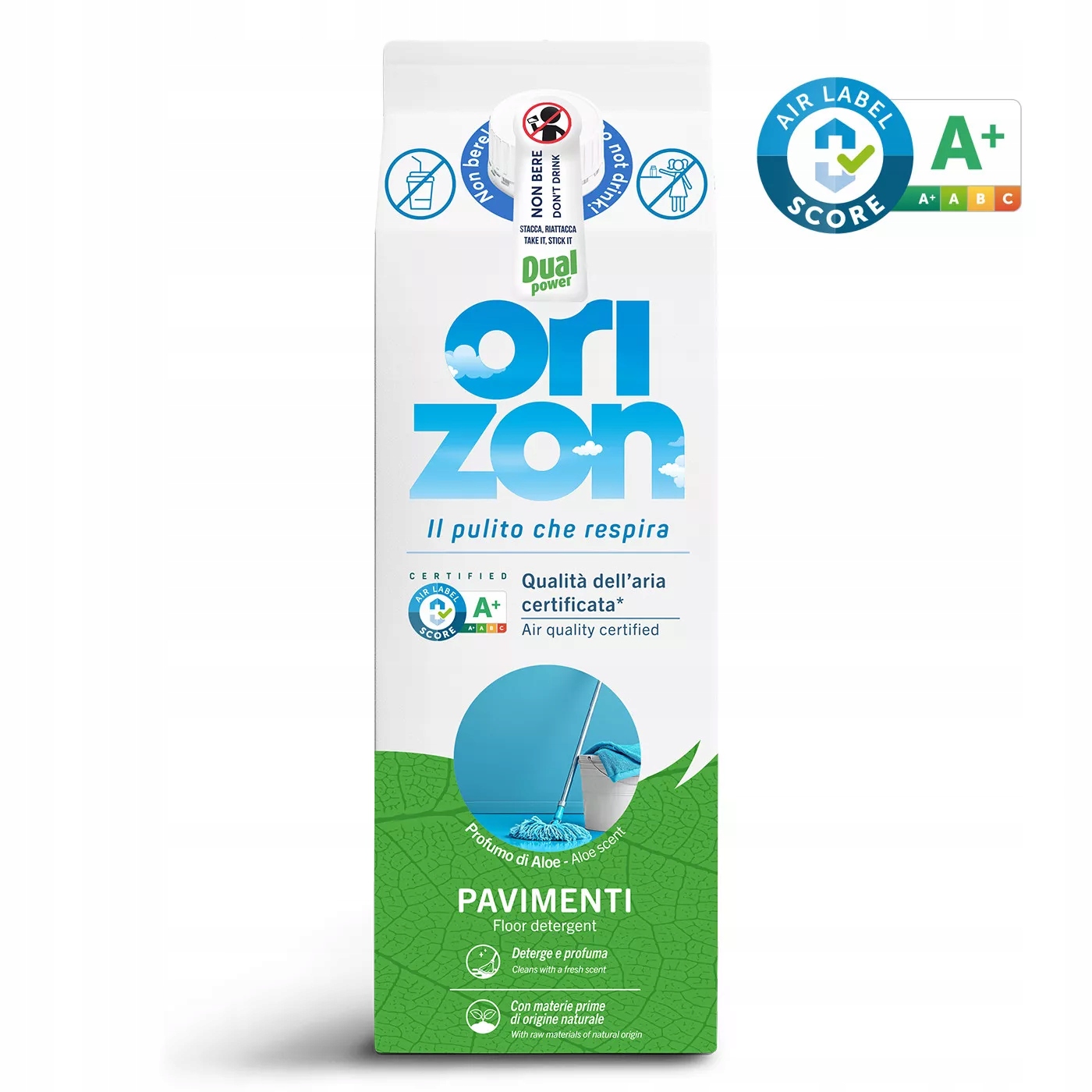 Dual Orizon Płyn Do Mycia Podłóg Kartonik 925 Ml Aloe