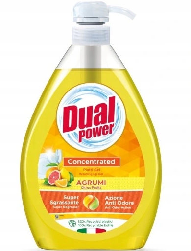 Dual Power Płyn Do Naczyń Argumi Citrus Fruits 1L