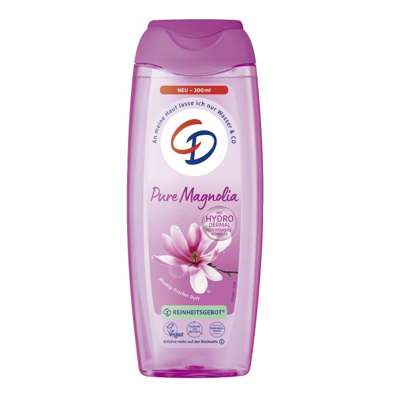 Cd Żel Pod Prysznic 300 Ml Pure Magnolia Nowość
