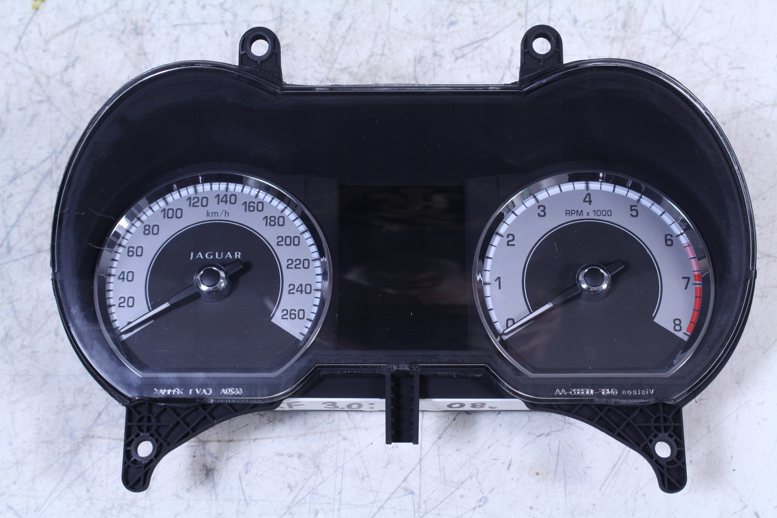 JAGUAR XF 2008 3.0i Tableau de bord compteur de vitesse Cluster 8X23-10849BK