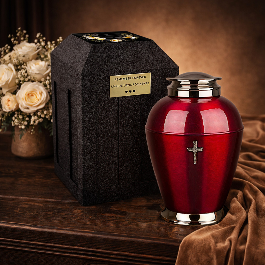 begrafenis urn, urn voor as, crematie urn