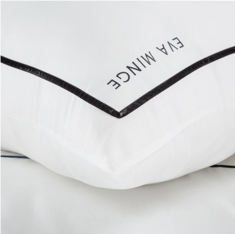 Pościel Eva Minge 160x200 Biała 100% BAWEŁNA MAKOSATYNA PREMIUM