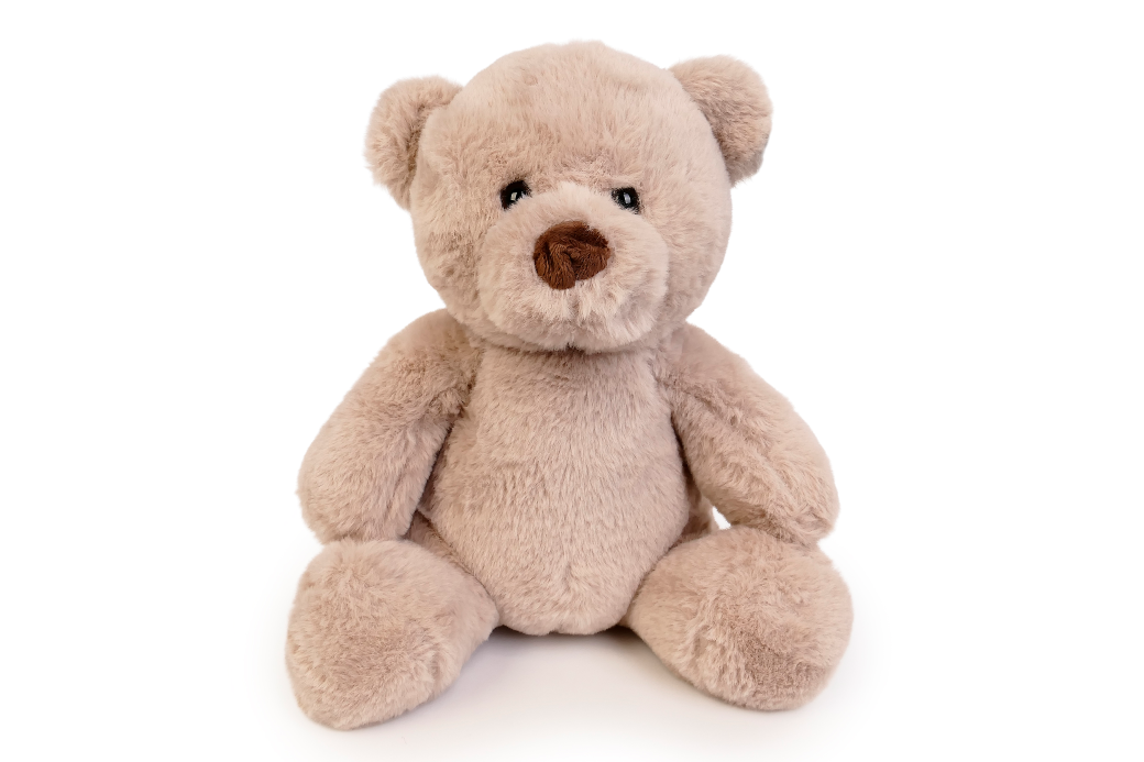 Mięciutkie pluszaki 27 cm – 4 wzory (miś, pies, królik, panda) idealne dla dzieci, bezpieczne i przytulne - miś Wzór 4 