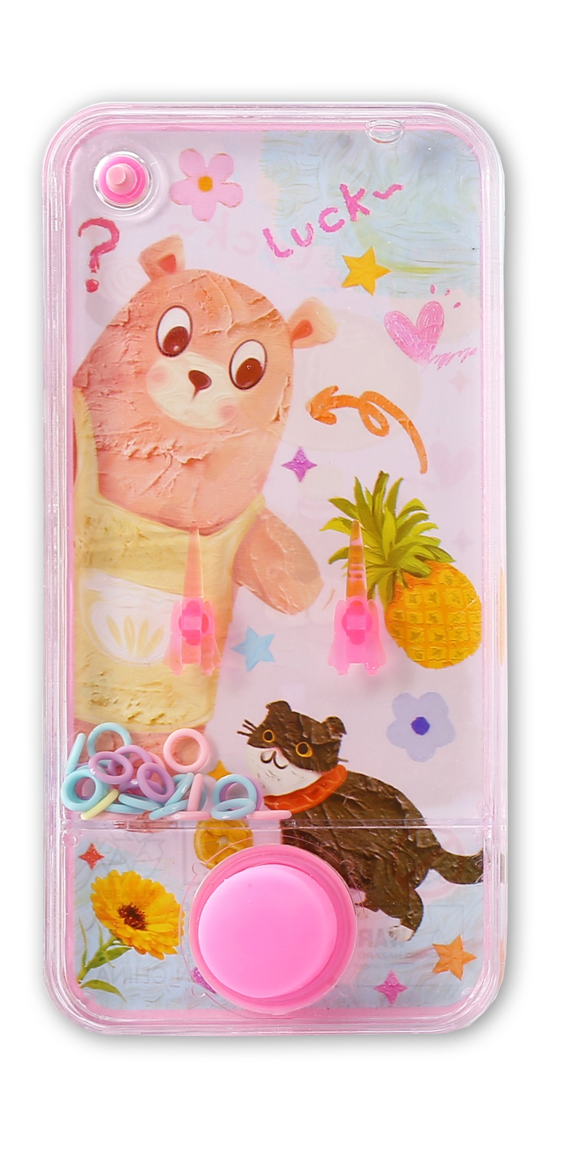 Zabawna gra wodna 24 szt. – 4 wzory, poręczna rozrywka dla dzieci 3+ (11,5x6 cm, opak. 29x13x13 cm) Wzór 1 