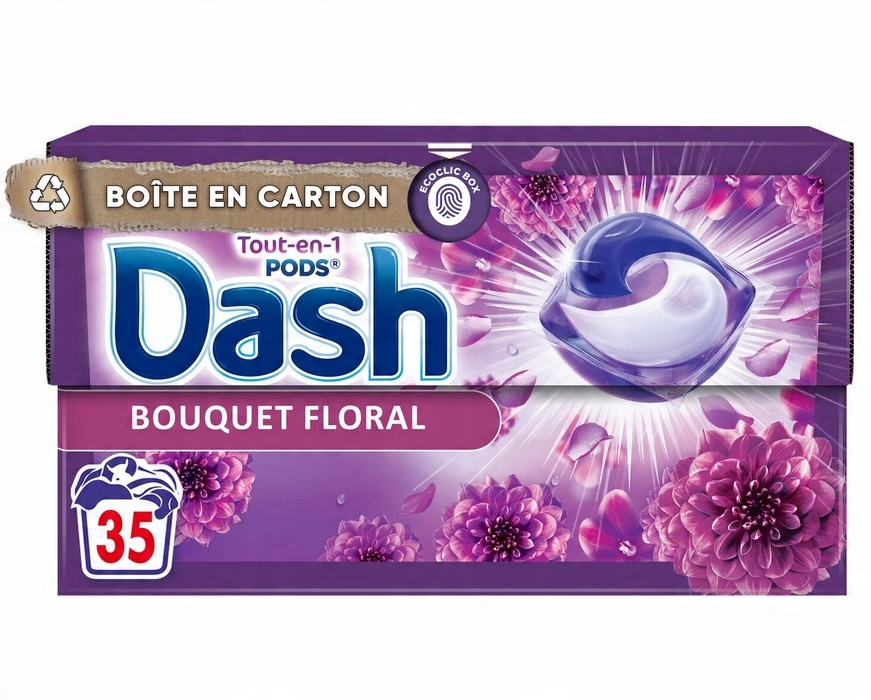 Dash Tout-en-1 Pods Bouquet Floral 35p 679g